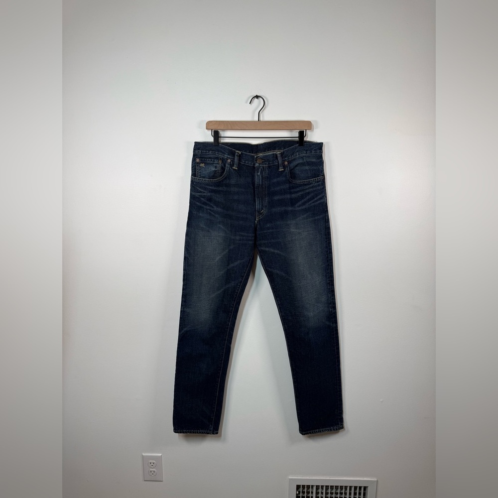 RRL BY RALPH LAUREN Slim Narrow Grandfalls Jean Grandfalls Wash 34 - Picture 3 of 12